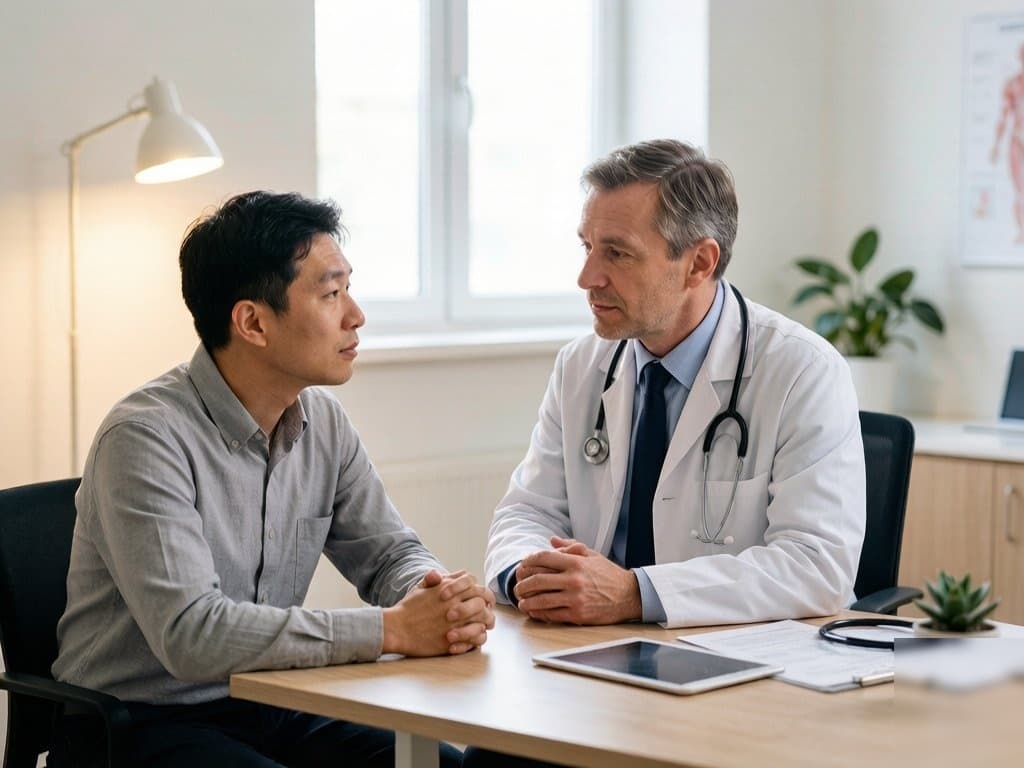 International patient discussing dental care options with a Deepnav healthcare coordinator in Shanghai
